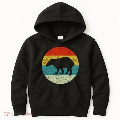 Retro Vintage Tapir Kids Hoodie