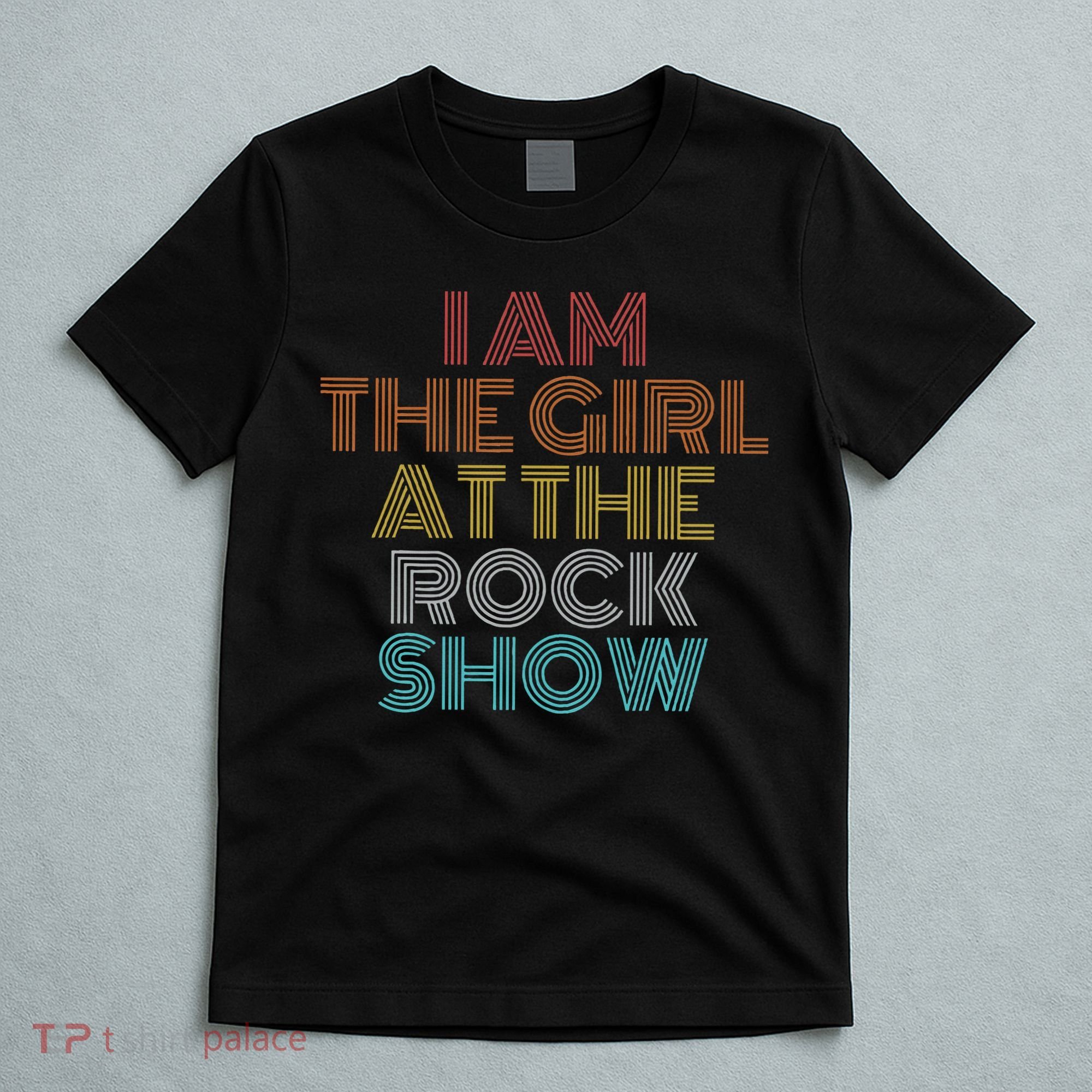 Retro Vintage The Girl At The R.O.C.K Show T-Shirt