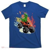 Retro Vintage Tgiftrex Dinosaur Monster Truck Gift T-Shirt thumb 0