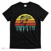 Retro Vintage Trout Fishing Angler Christmas Birthday Gift T-Shirt thumb 0