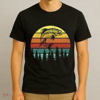 Retro Vintage Trout Fishing Angler Christmas Birthday Gift T-Shirt thumb 3