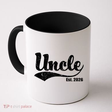 Retro Varsity Uncle EST 2026  Coffee Mug