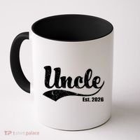 Retro Varsity Uncle EST 2026  Coffee Mug thumb 0