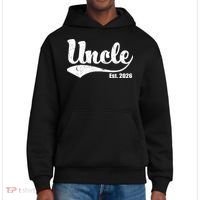 Retro Varsity Uncle EST 2026  District V.I.T. Heavyweight Hoodie thumb 0