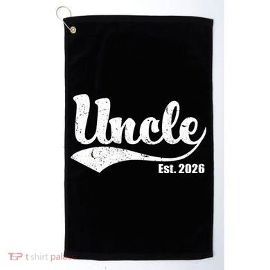 Retro Varsity Uncle EST 2026  Golf Towel