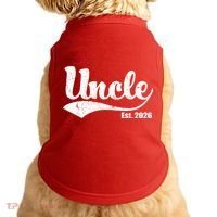 Retro Varsity Uncle EST 2026  Doggie Tank thumb 0