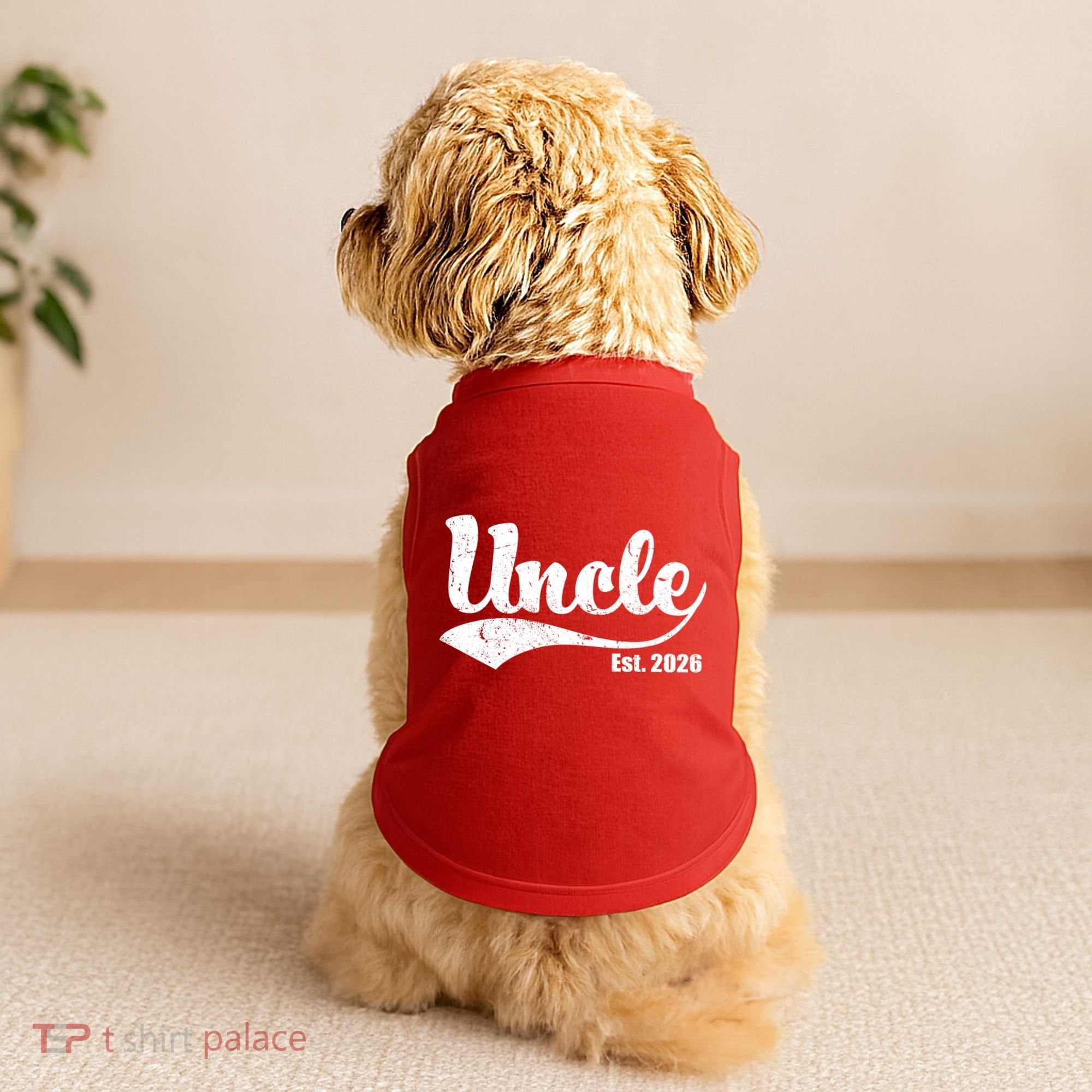 Retro Varsity Uncle EST 2026  Doggie Tank