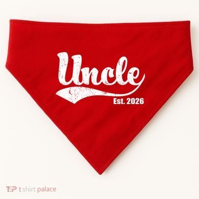 Retro Varsity Uncle EST 2026  USA-Made Doggie Bandana