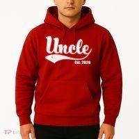 Retro Varsity Uncle EST 2026  Hoodie thumb 2