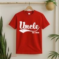 Retro Varsity Uncle EST 2026  T-Shirt thumb 2