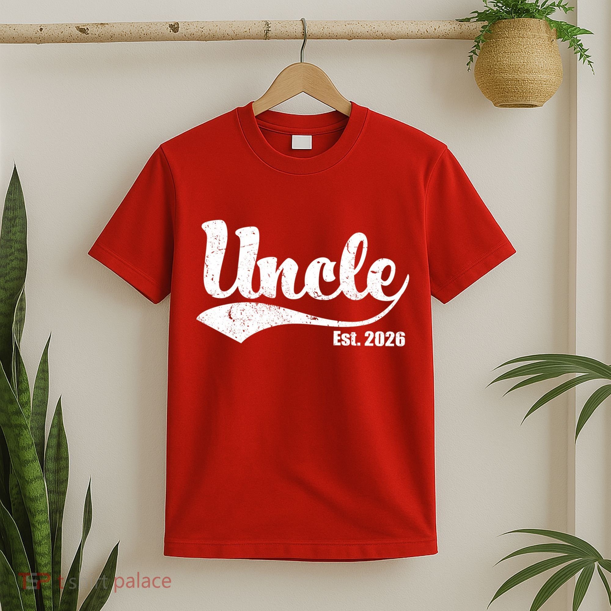 Retro Varsity Uncle EST 2026  T-Shirt