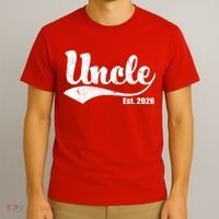 Retro Varsity Uncle EST 2026  T-Shirt thumb 3