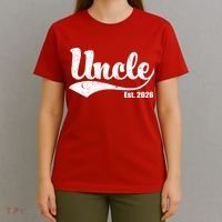 Retro Varsity Uncle EST 2026  T-Shirt thumb 4