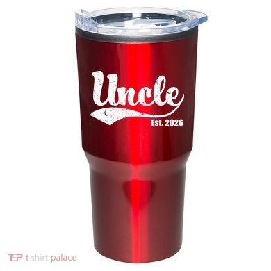Retro Varsity Uncle EST 2026  Tumbler