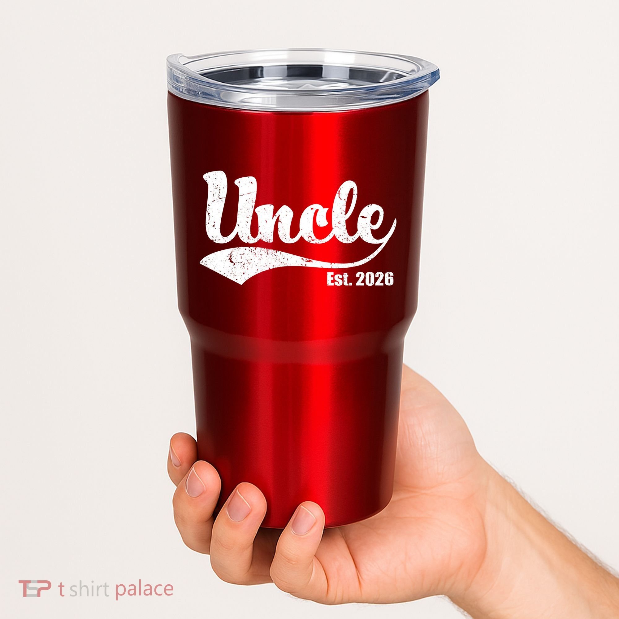 Retro Varsity Uncle EST 2026  Tumbler