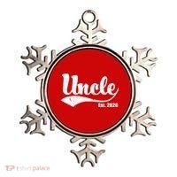 Retro Varsity Uncle EST 2026  Ornament thumb 0