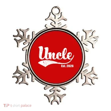 Retro Varsity Uncle EST 2026  Ornament