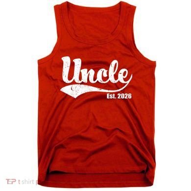 Retro Varsity Uncle EST 2026  Tank Top