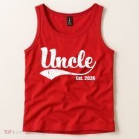 Retro Varsity Uncle EST 2026  Tank Top thumb 2