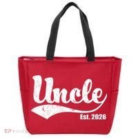 Retro Varsity Uncle EST 2026  Tote Bag thumb 0