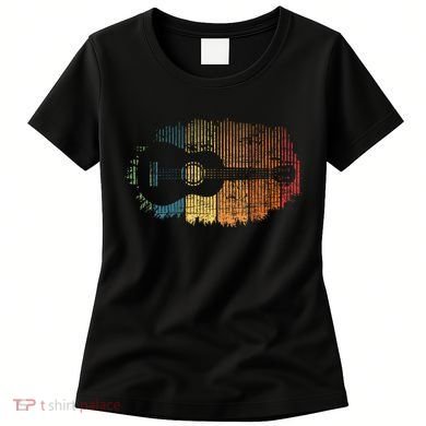 Retro Vintage Ukulele Player Guitarist Ukulelist Women's T-Shirt
