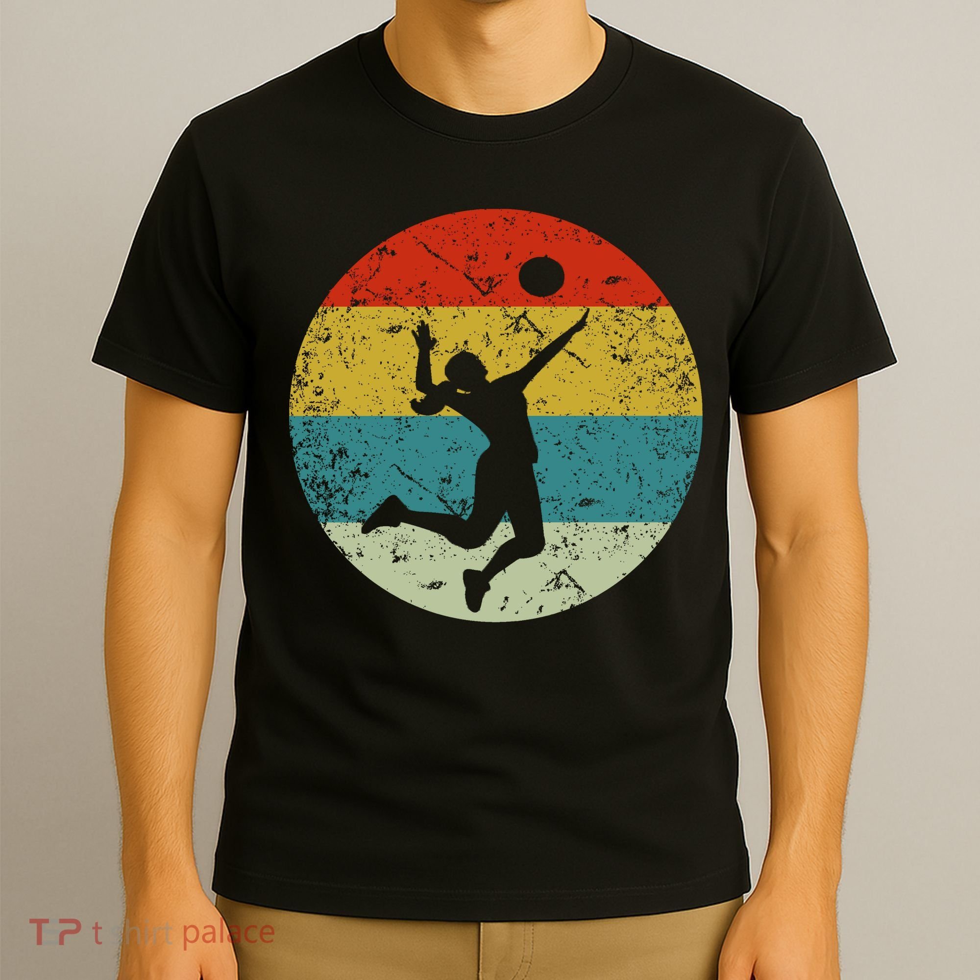 Retro Vintage Volleyball T-Shirt
