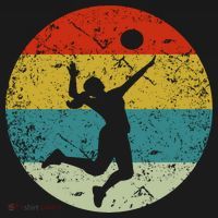 Retro Vintage Volleyball T-Shirt thumb 7
