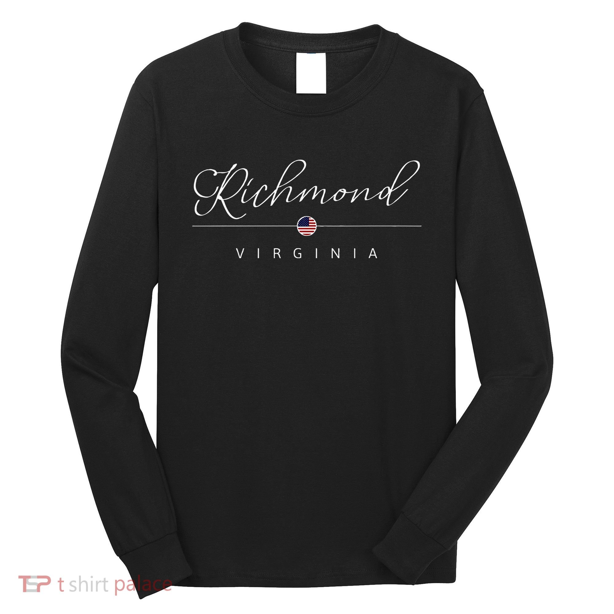 Richmond Virginia Va On Richmond Long Sleeve Shirt