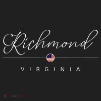 Richmond Virginia Va On Richmond Golf Towel thumb 3