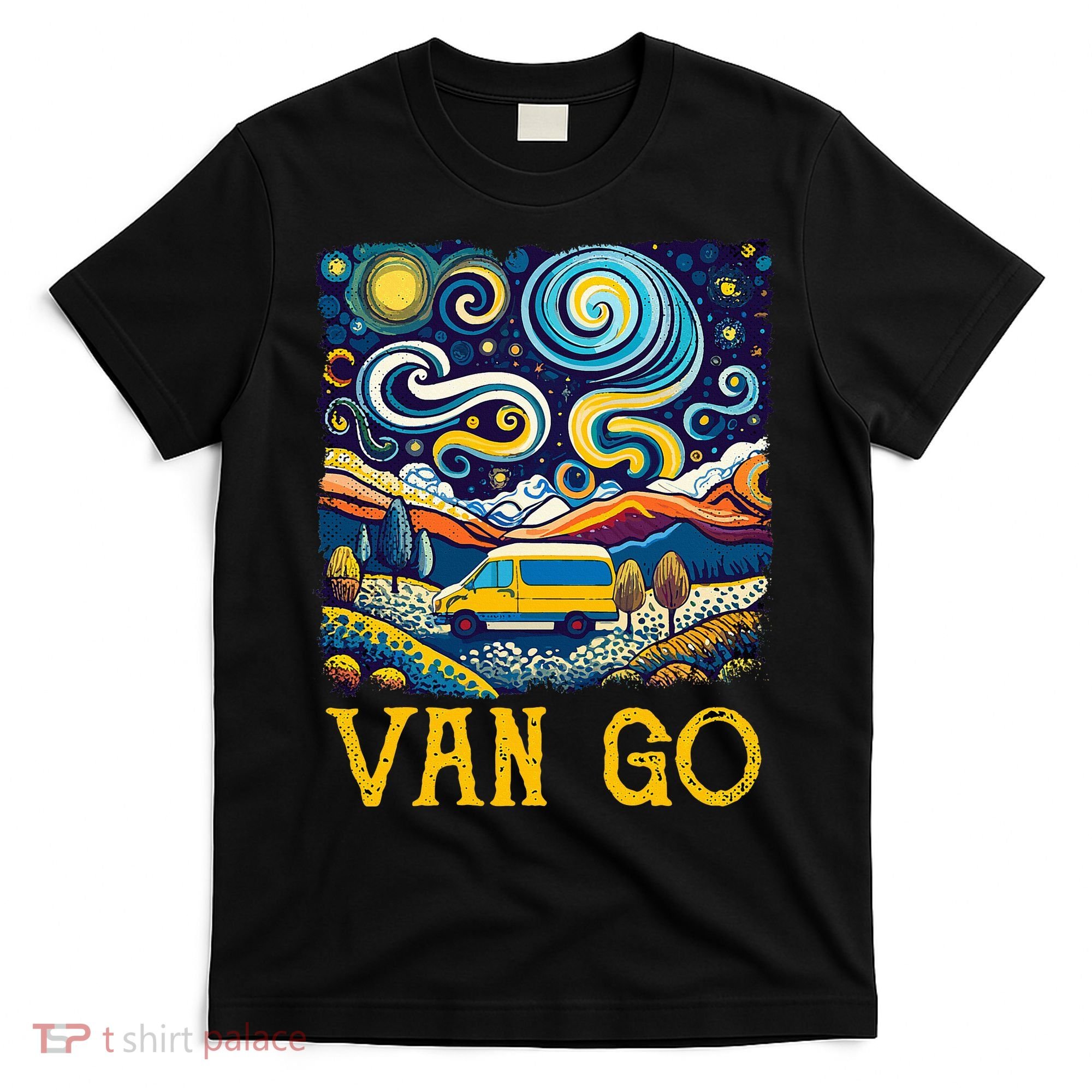 Retro Vintage Vanlife Accessories Funny Van Life T-Shirt