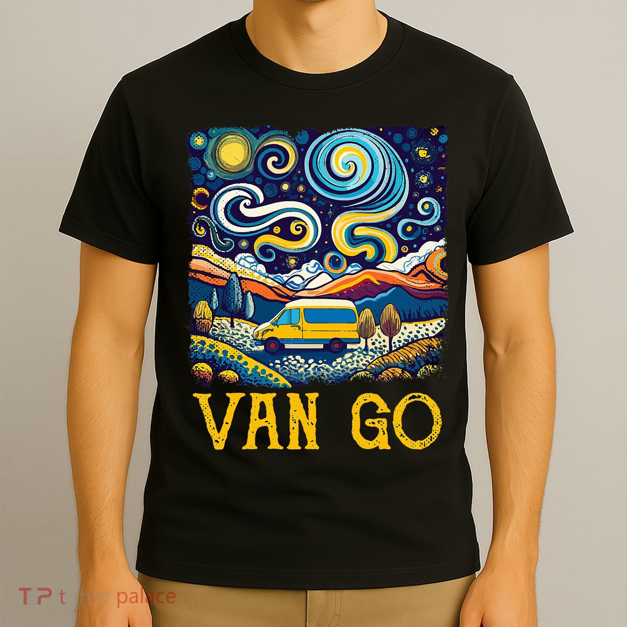 Retro Vintage Vanlife Accessories Funny Van Life T-Shirt