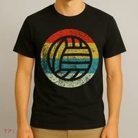 Retro Vintage Volleyball T-Shirt thumb 3