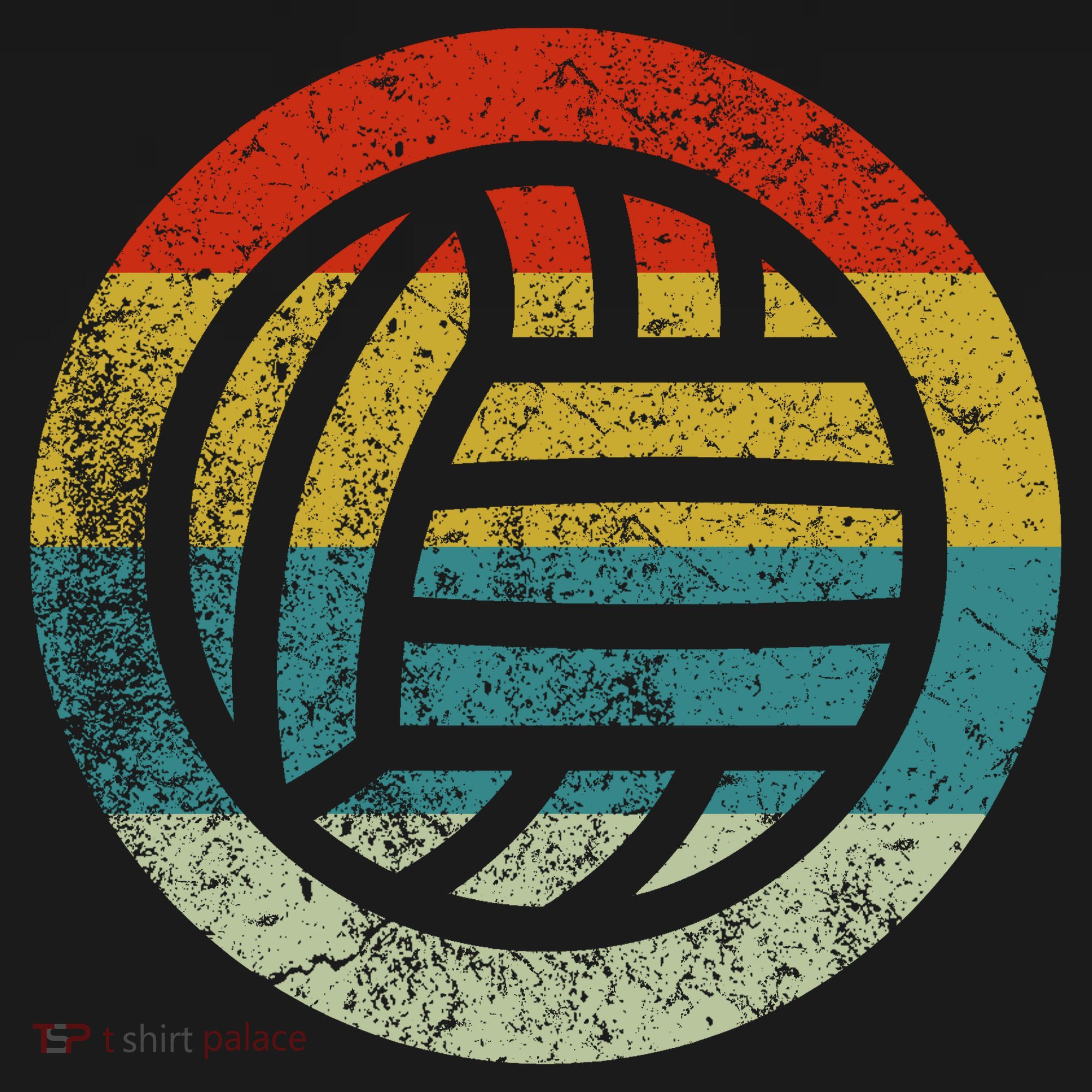 Retro Vintage Volleyball T-Shirt