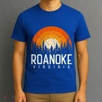 Roanoke Virginia Va Funny Gift Vintage 70s 80s 90s Retro Gift Funny Gift T-Shirt thumb 3