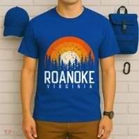 Roanoke Virginia Va Funny Gift Vintage 70s 80s 90s Retro Gift Funny Gift T-Shirt thumb 6