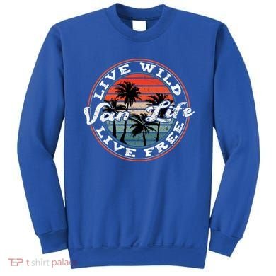 Retro Vintage Van Life Gift Sweatshirt