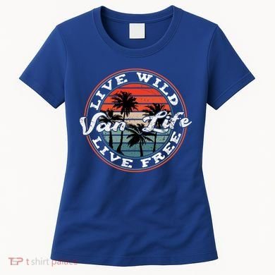 Retro Vintage Van Life Gift Women's T-Shirt