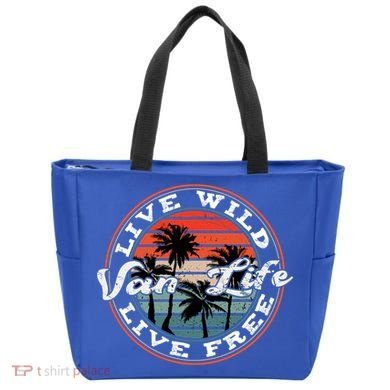 Retro Vintage Van Life Gift Tote Bag