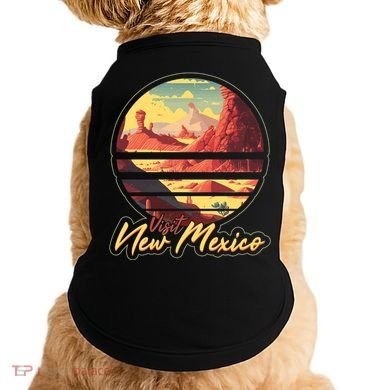 Retro Vintage Visit New Mexico Doggie Tank