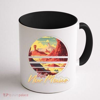 Retro Vintage Visit New Mexico Coffee Mug back