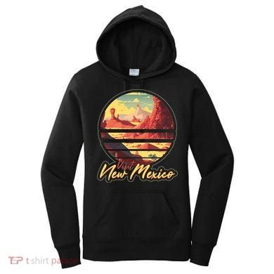 Retro Vintage Visit New Mexico Women's Hoodie