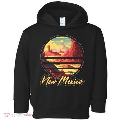 Retro Vintage Visit New Mexico Toddler Hoodie