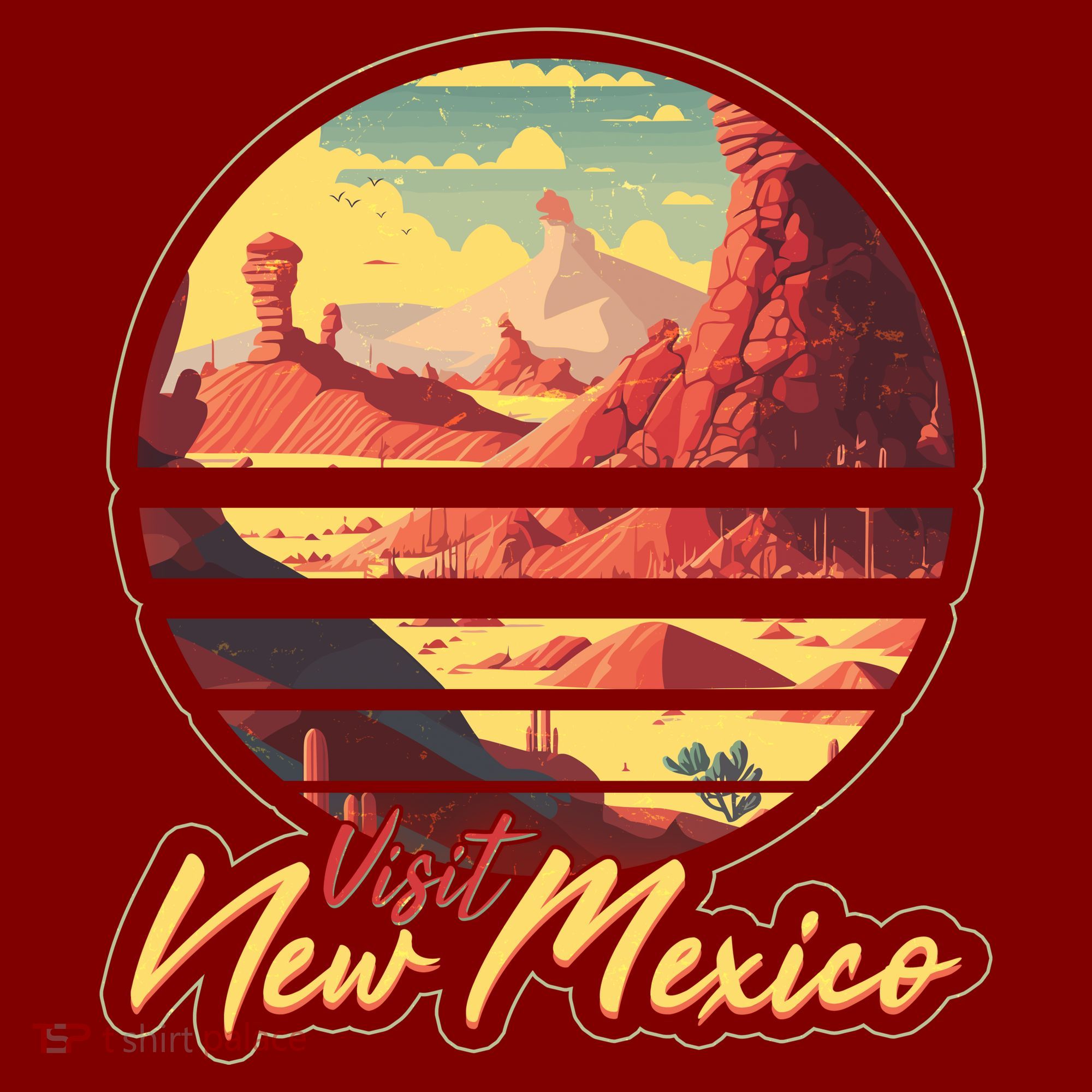 Retro Vintage Visit New Mexico T-Shirt