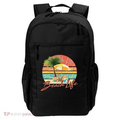 Retro Vintage Vacation Beach Life Backpack