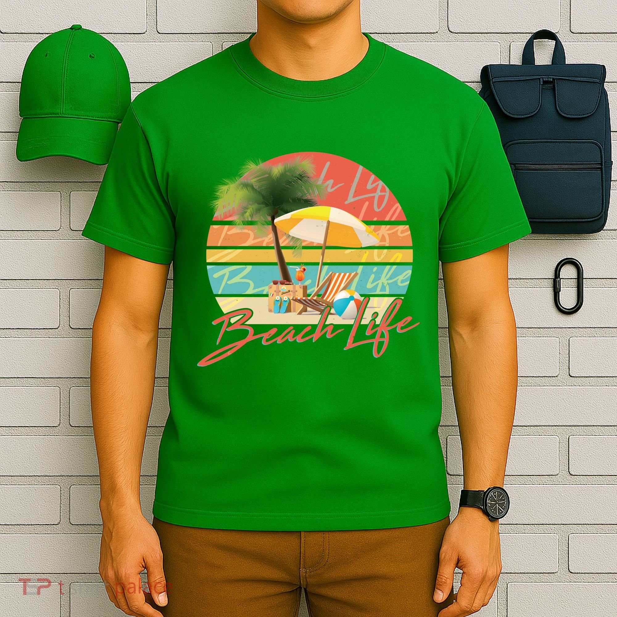 Retro Vintage Vacation Beach Life T-Shirt