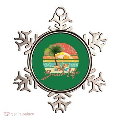 Retro Vintage Vacation Beach Life Ornament
