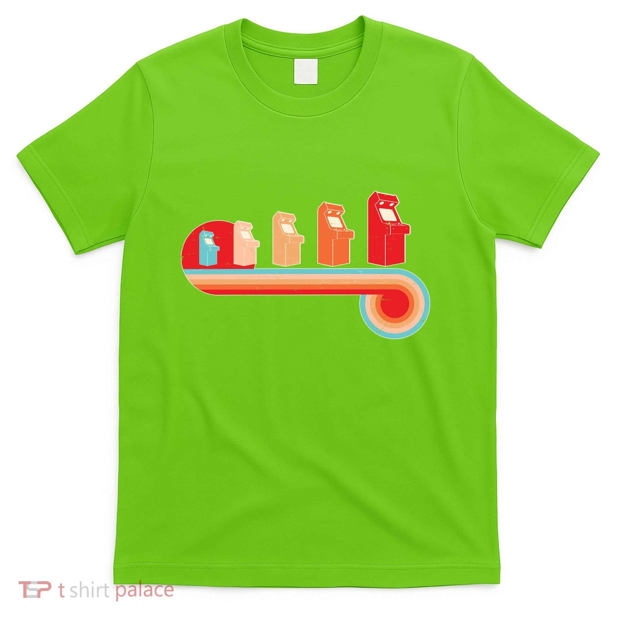 Retro Vintage Video Game Arcade Machines T-Shirt