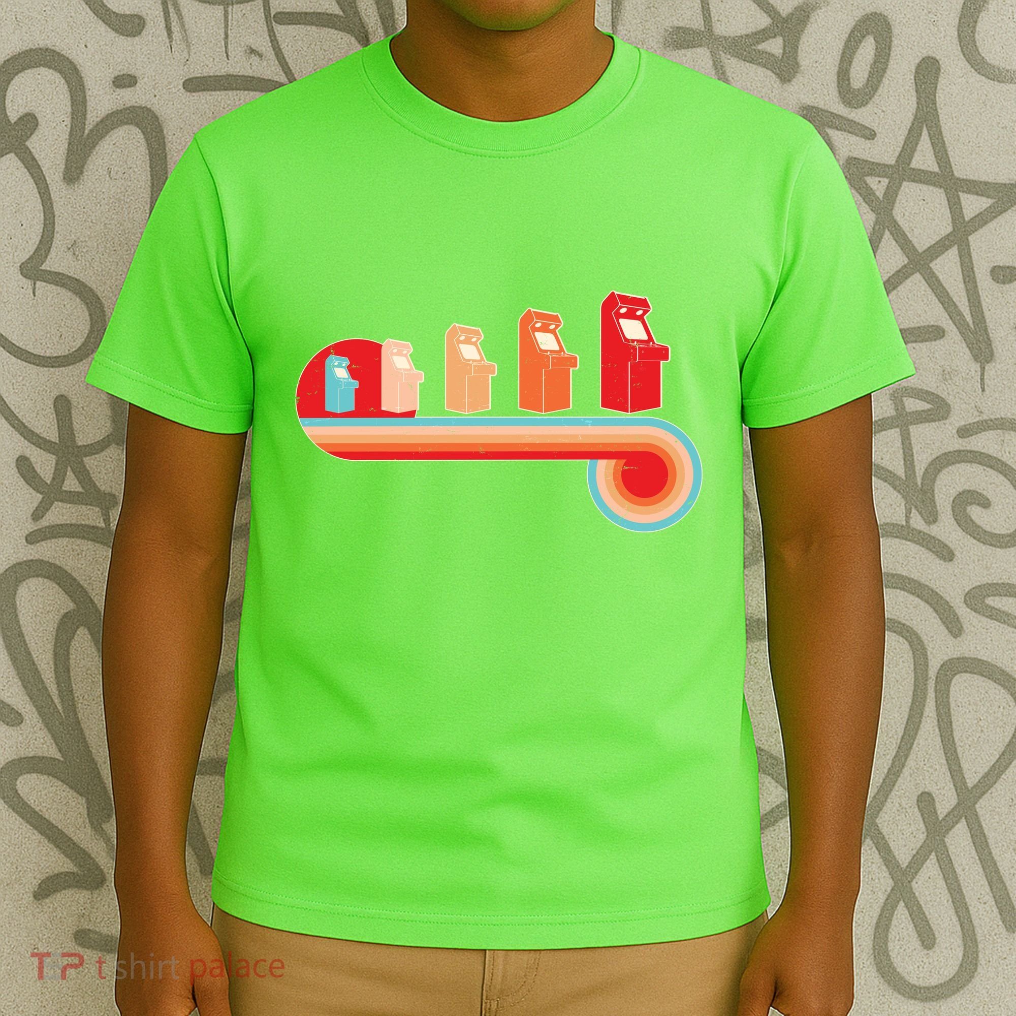 Retro Vintage Video Game Arcade Machines T-Shirt