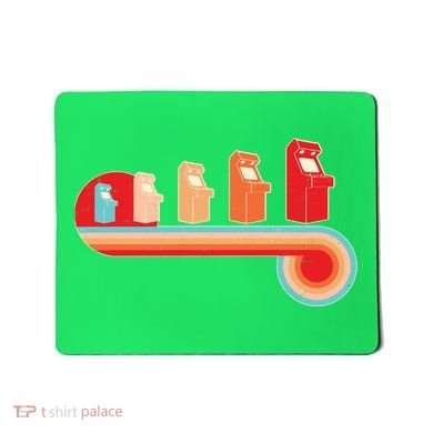 Retro Vintage Video Game Arcade Machines Mousepad