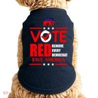 Republican Voter Vote Red Remove Democrat Save America Doggie Tank thumb 0
